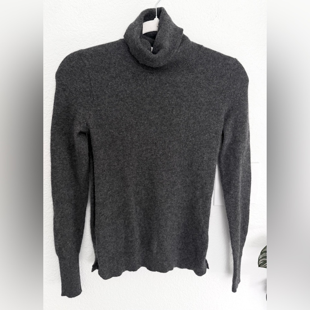 White Warren Essential Cashmere Basic Turtle Neck… - image 1